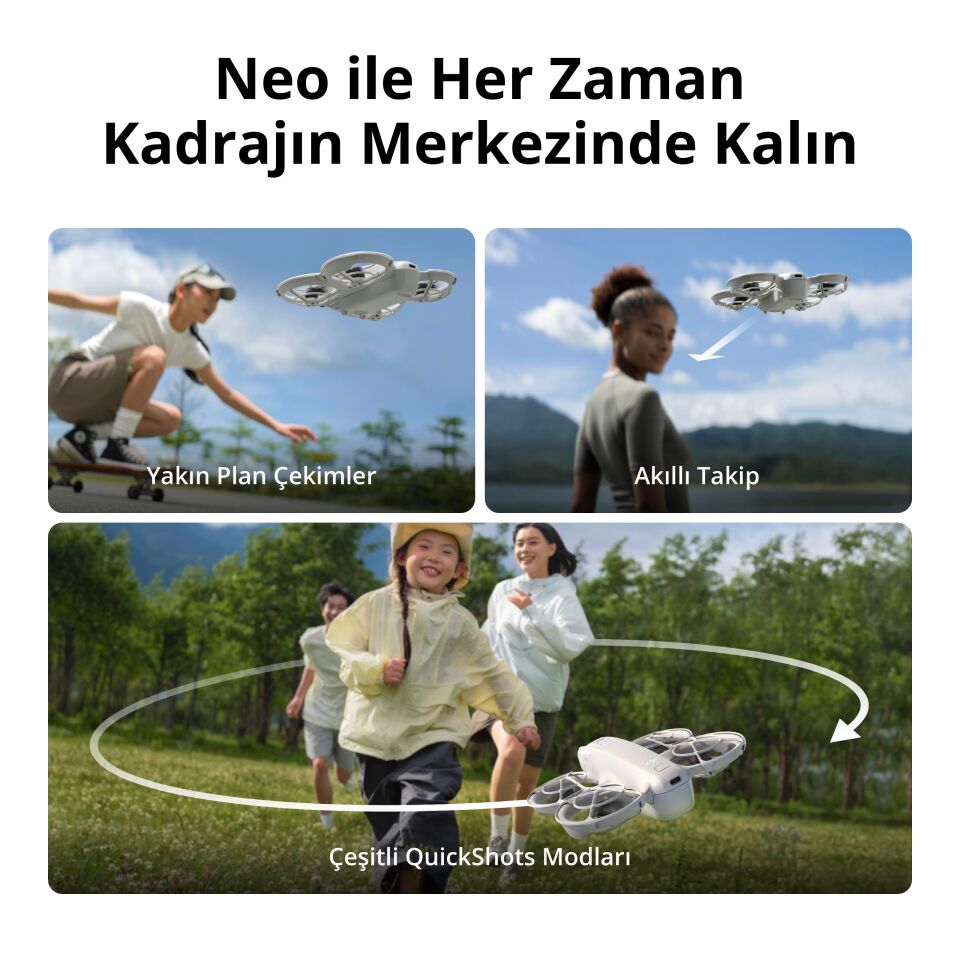 Dji Neo Single 4K Drone 135GR (EU) (Dji Turkiye Karfo Karacasulu Garantili)