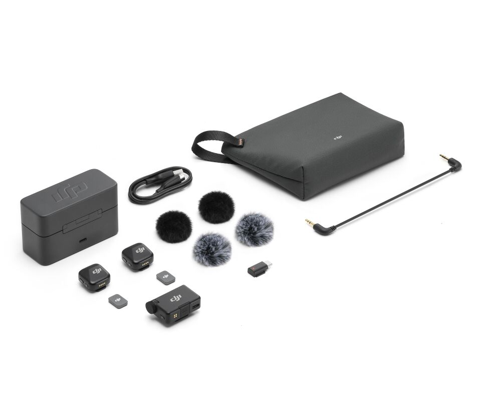 Dji Mic Mini Mikrofon 2TX+1RX+Charging Case (EU) (Dji Türkiye Karfo Karacasulu Garantili)