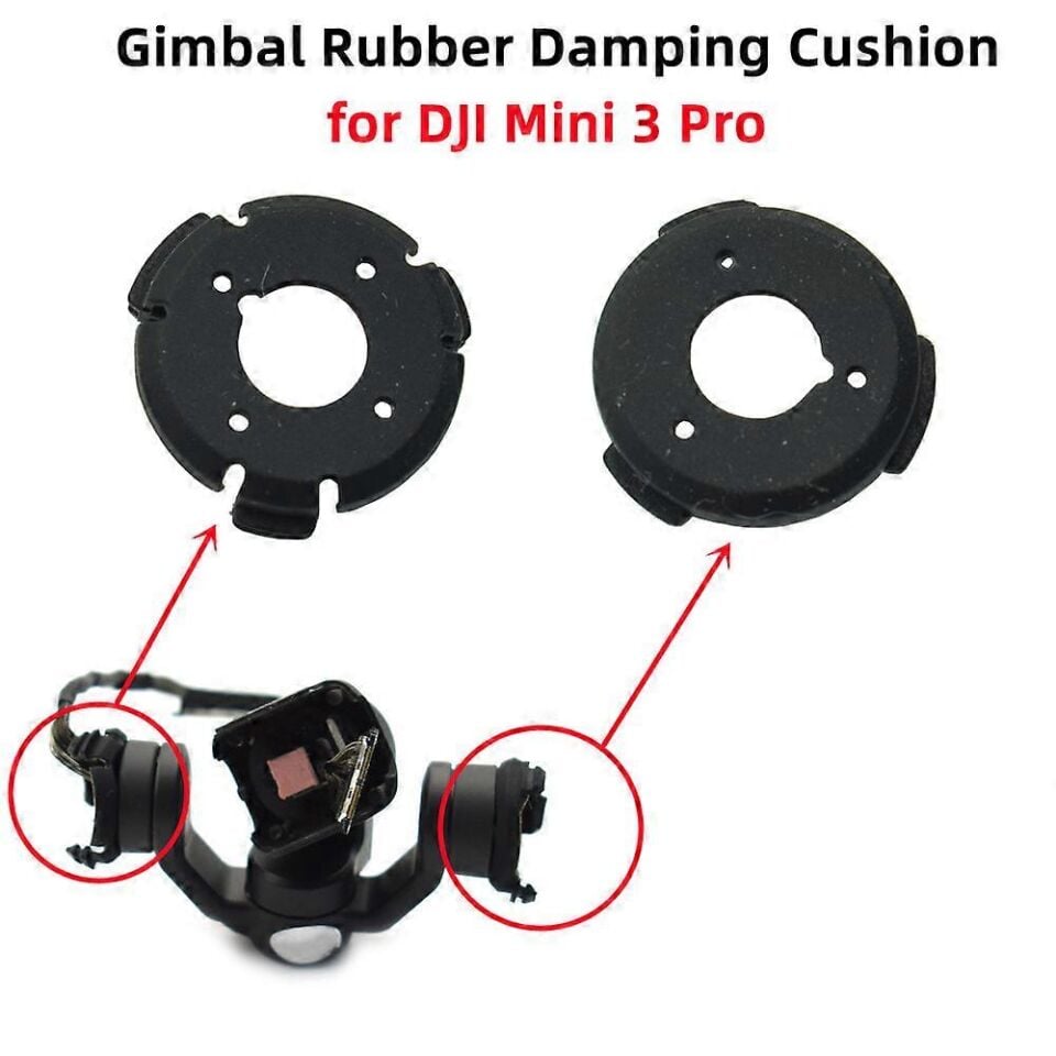 Dji Mini 3 / Mini 3 Pro Gimbal Kauçuk Lastikleri Seti Orjinal (EU) (Dji Türkiye Karfo Karacasulu Garantili)