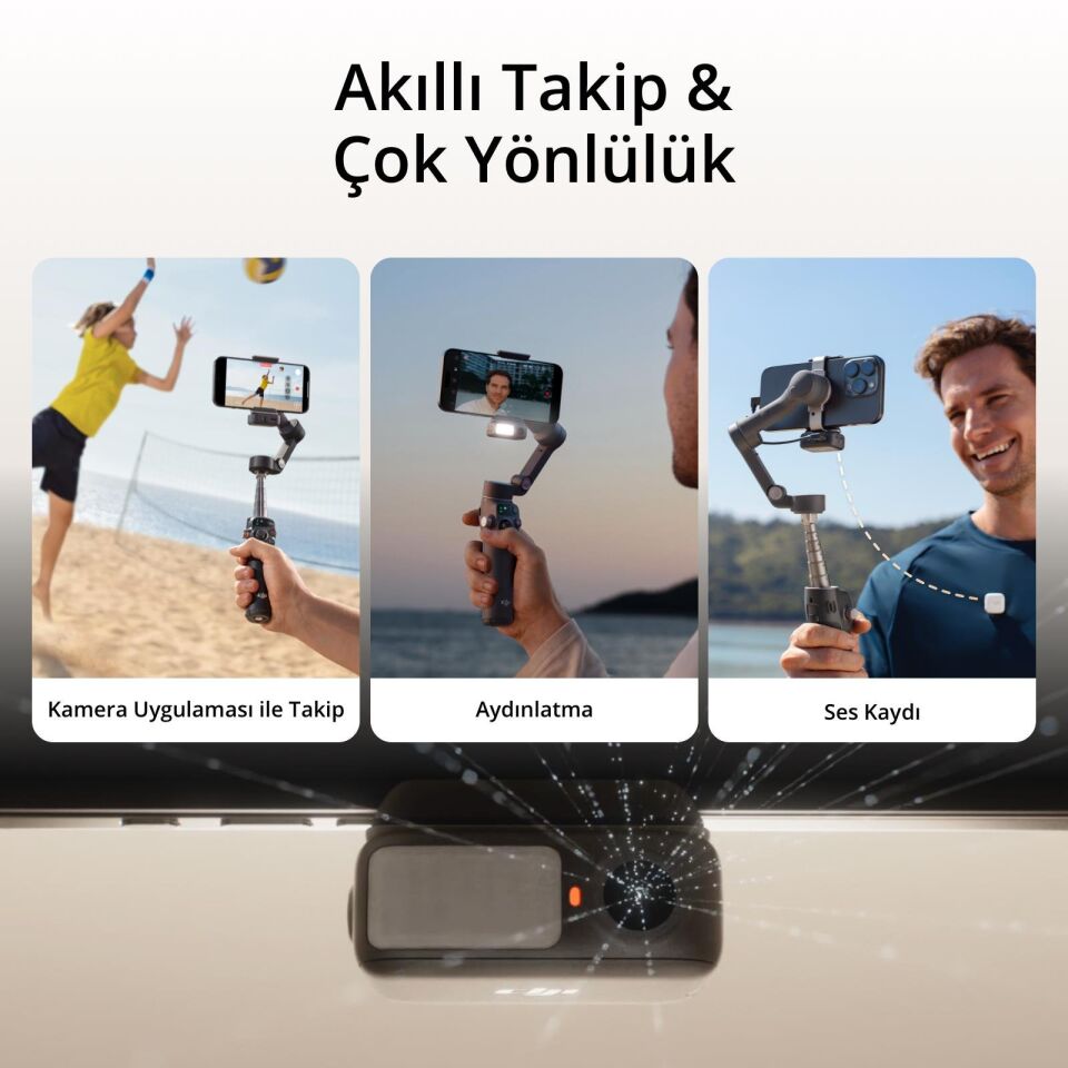 DJI Osmo Mobile 7P Gimbal (EU) (DJI Turkiye Karfo Karacasulu Garantili)