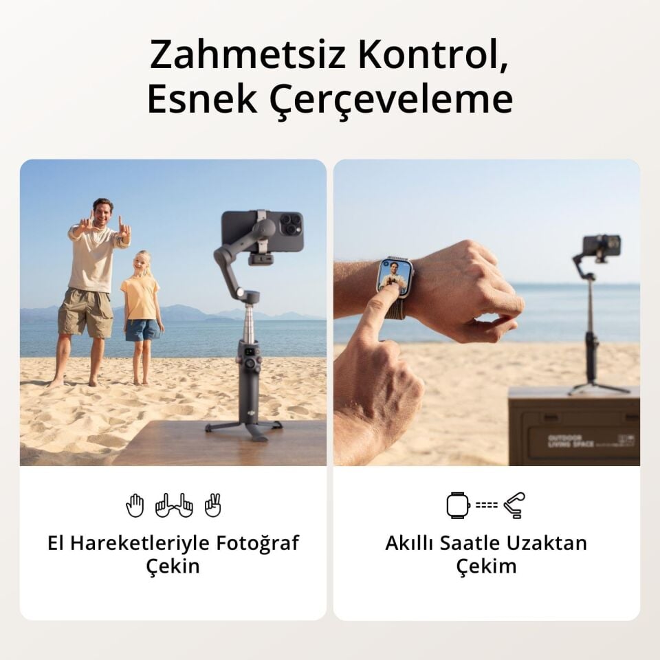 DJI Osmo Mobile 7P Gimbal (EU) (DJI Turkiye Karfo Karacasulu Garantili)