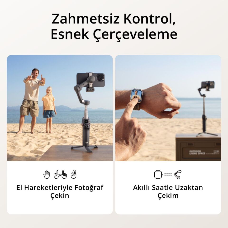 DJI Osmo Mobile 7P Gimbal (EU) (DJI Turkiye Karfo Karacasulu Garantili)