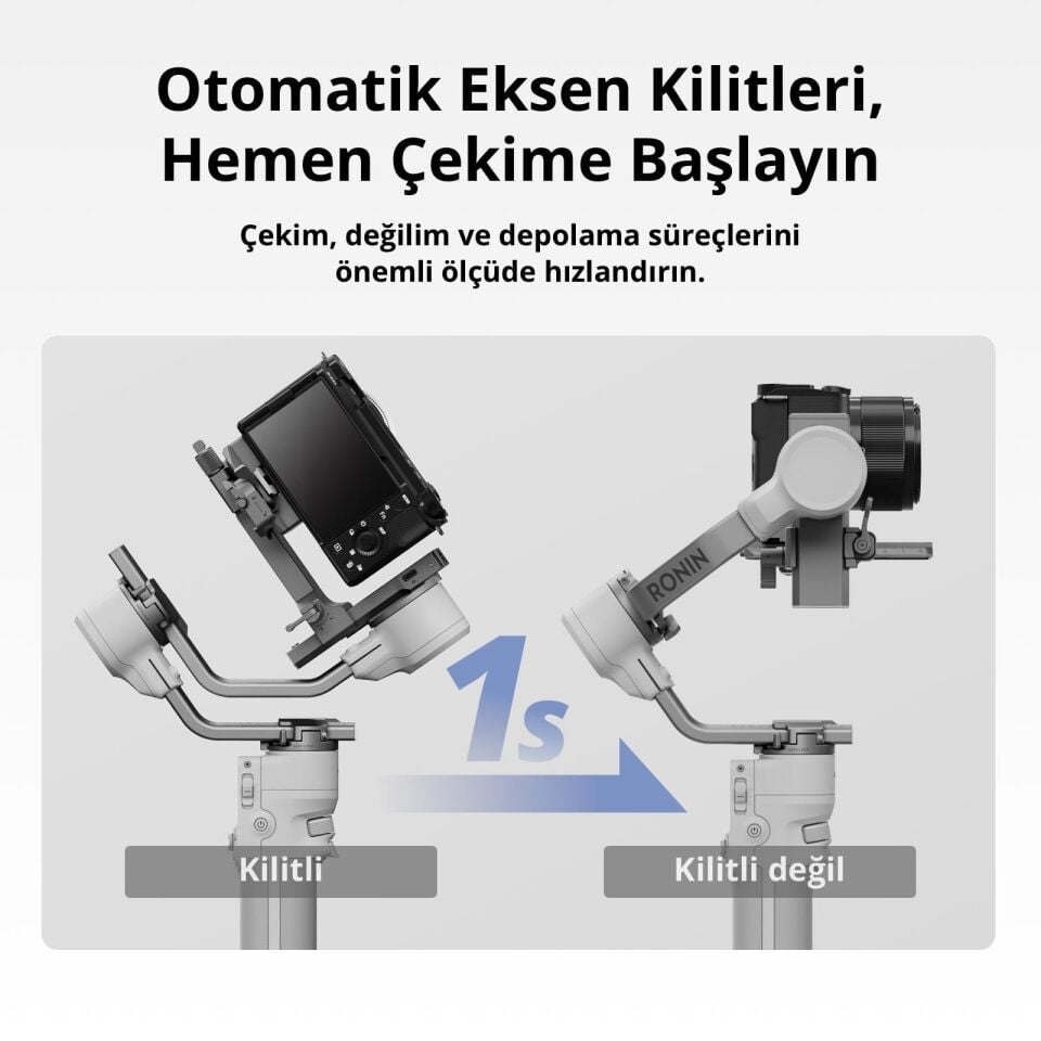 DJI RS 4 Mini Combo Ronin Gimbal (EU) (DJI Turkiye Karfo Karacasulu Garantili)