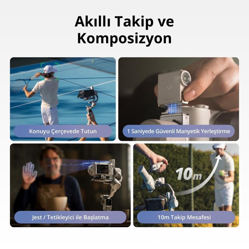 DJI RS 4 Mini Combo Ronin Gimbal (EU) (DJI Turkiye Karfo Karacasulu Garantili)