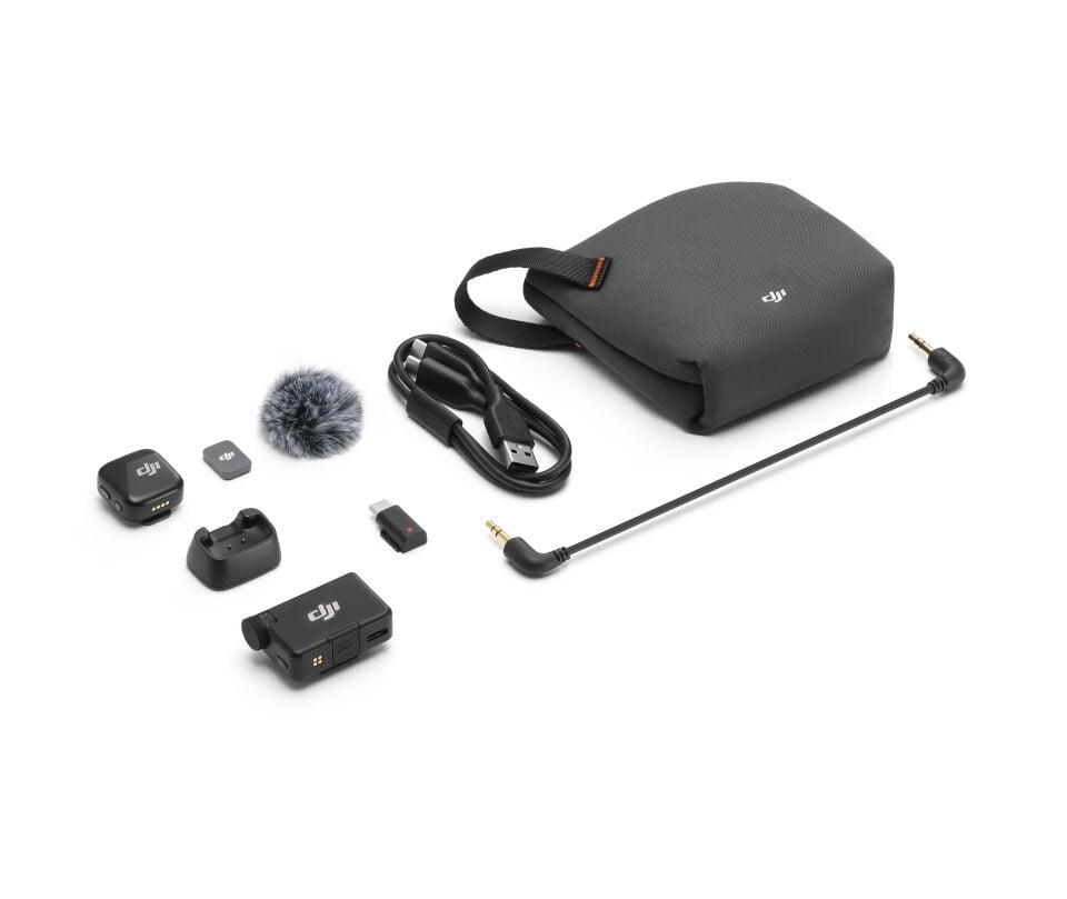 Dji Mic Mini Mikrofon 1TX+1RX (EU) (Dji Turkiye Karfo Karacasulu Garantili)