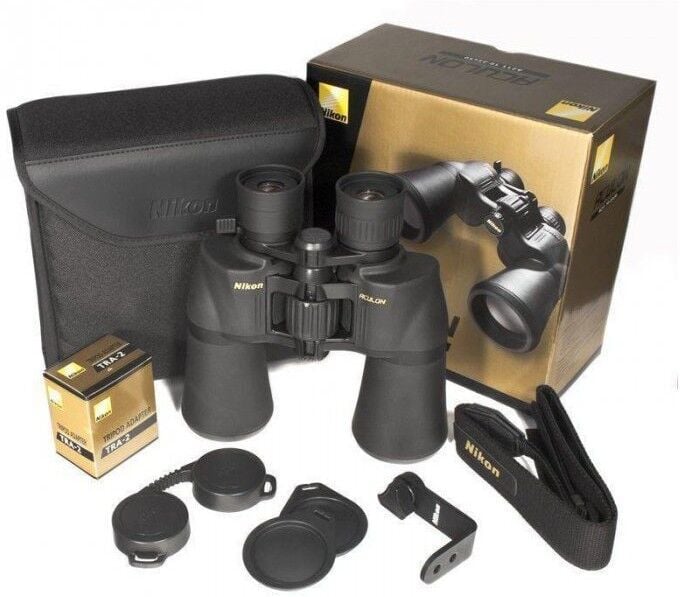 Nikon A211 Binoculars Aculon 8-18X42 Zoom Dürbün BAA817SA (EU) (Nikon Türkiye Karfo Karacasulu Garantili)