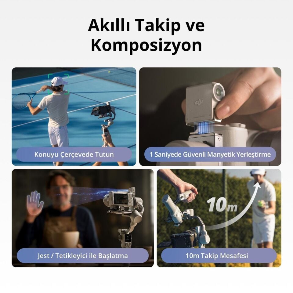 DJI RS 4 Mini Single Ronin Gimbal (EU) (DJI Turkiye Karfo Karacasulu Garantili)