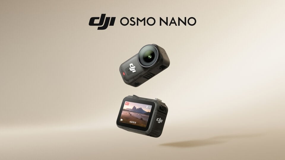 DJI Osmo Nano 128GB 4K Aksiyon Kamera (EU) (Dji Turkiye Karfo Karacasulu Garantili)
